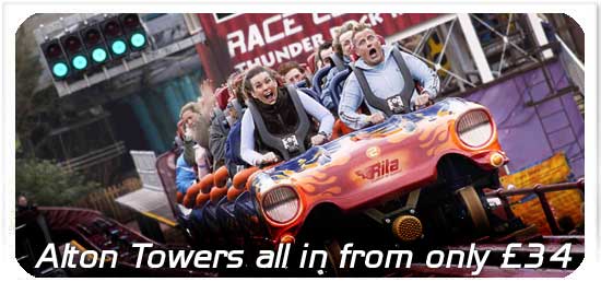 Alton Towers all-inclusive day out