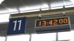 Photo of platform clock